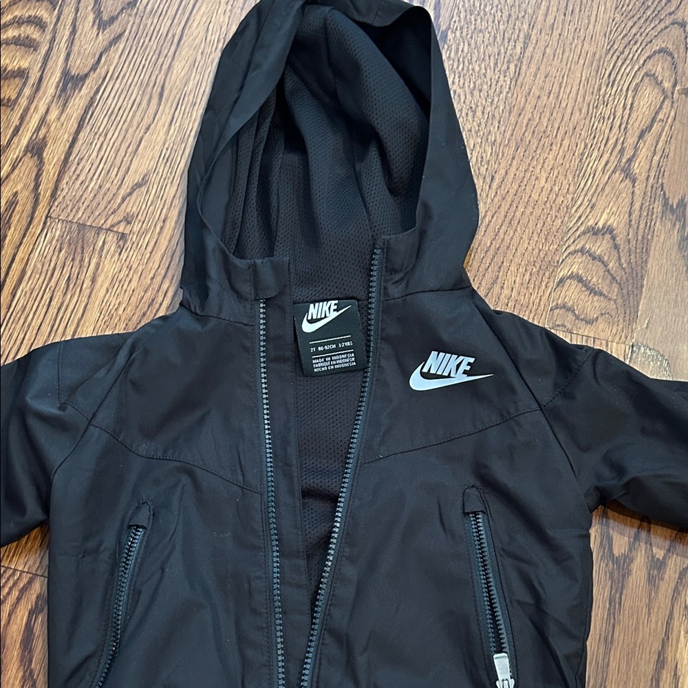 Nike Black Full-Zip Hooded Jacket
